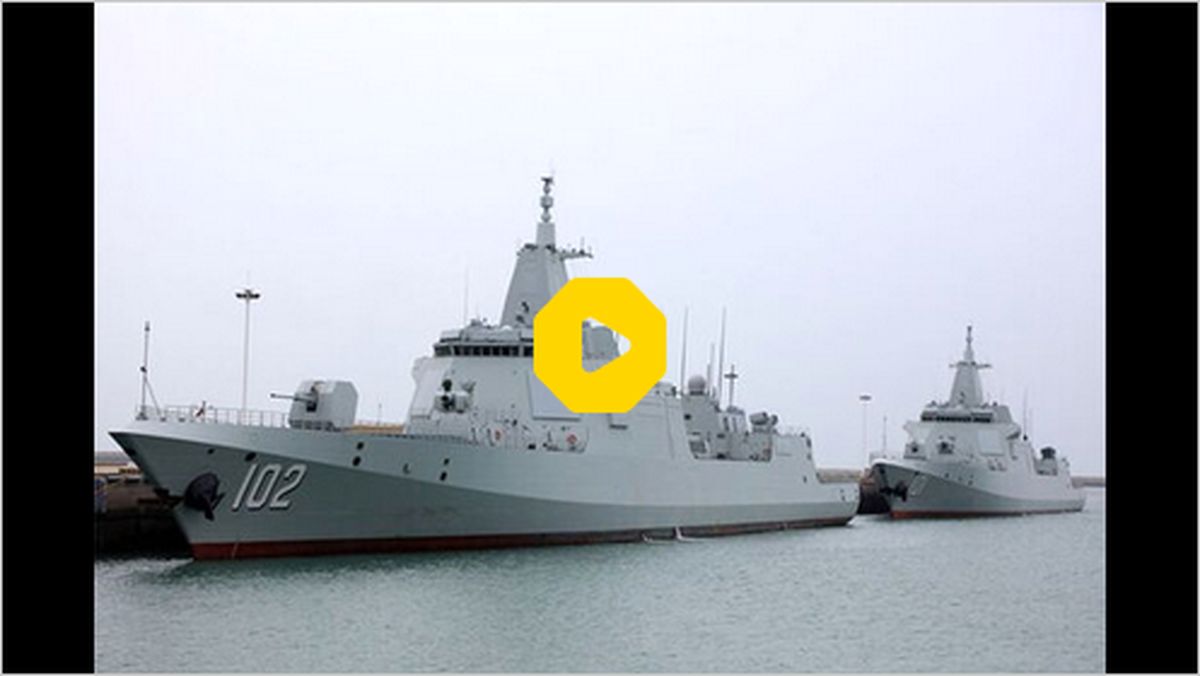 ببینید: خط و نشان خبرساز چین؛ تمرین شلیک مستقیم در جریان رزمایش نیروی دریایی